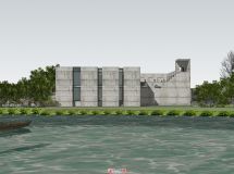 鹿野苑石刻博物館一期----劉家琨作品(照片級(jí)自建模型 求...-30