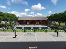 中式庭院式別墅區(qū)景觀-20