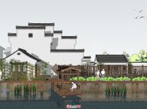 徽派中式農村小住宅 求寶石-12