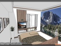 室內(nèi)設(shè)計_住宅空間-郭公館主臥房-8