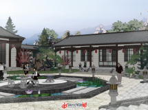 前段時(shí)間做過(guò)的養(yǎng)生園效果圖-11
