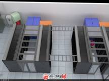 sketchup表現(xiàn)的商業(yè)數(shù)據(jù)中心建模和效果圖系列02-3