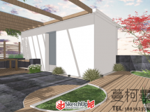 年前的一單！簡(jiǎn)約庭院景觀，歡迎討論-5
