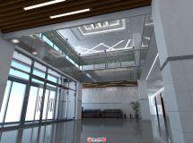 辦公樓局部vray渲染初試-1