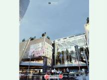 lumion10街道景觀商業(yè)建筑渲染-2