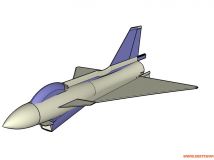 無(wú)聊時(shí)做的殲十戰(zhàn)斗機(jī)-1