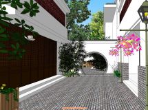 sketchup初學(xué)者作品，拿出來曬曬-1