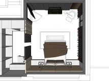 SketchUp 臥室示意圖表現(xiàn)-7