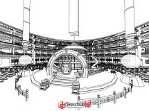 游戲場景設(shè)計 土樓和祭壇結(jié)合-8