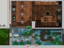 水墨印象---蔚藍(lán)卡地亞（入戶空間調(diào)）-9