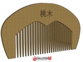 桃木梳-1
