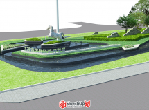 自己做的一個(gè)入口水景-2