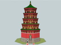 五層磚塔-8