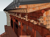 瞿曇寺主殿su模型作品-4