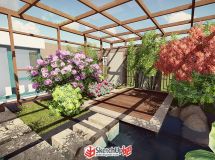 紅寶石砸過(guò)來(lái)吧！簡(jiǎn)潔現(xiàn)代庭院！-4
