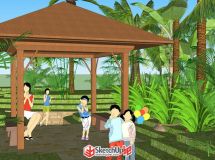 農(nóng)業(yè)觀光園景觀su模型-4