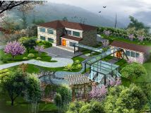 別墅設(shè)計(jì)   SKETCHUP+PS-2