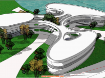 大學(xué)生活動(dòng)中心設(shè)計(jì)/the student union design-12