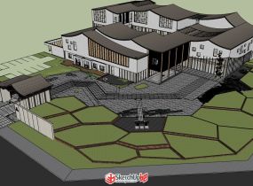 中式坡屋頂住宅示范區(qū)-3
