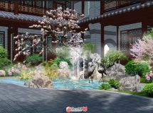 四合院景觀精細(xì)四合院-4