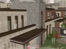 中式住宅會所景觀-17