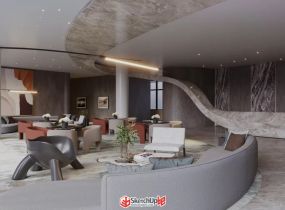 現(xiàn)代摩登的酒店大堂設(shè)計-7