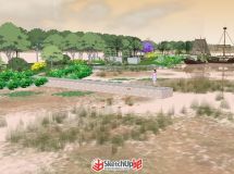 一個濕地公園的模型-4