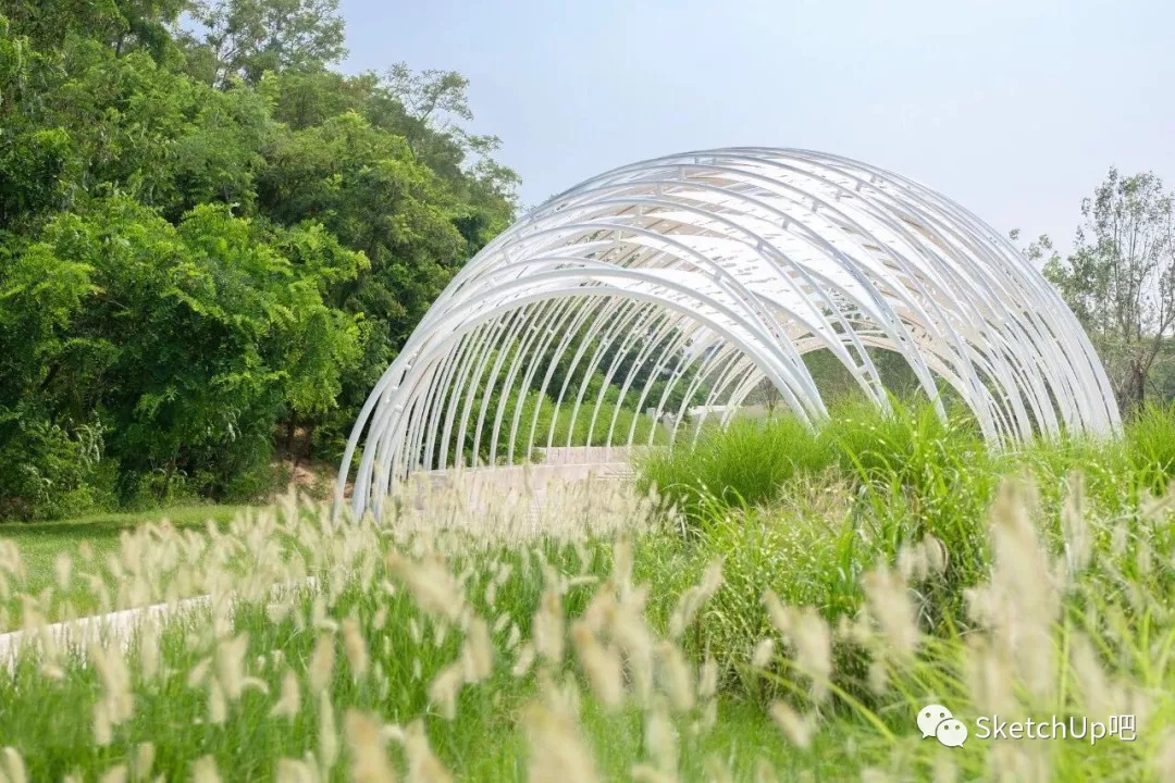 一個廊架可以有幾種SU建模方式？
