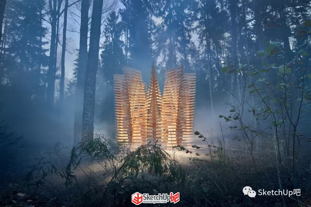 都讓讓，1分鐘SU建模秀到你哭泣！