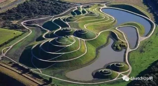 景觀地形必備建模技巧——曲線坡道