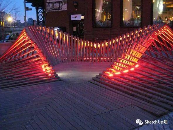 SU騷操作，輕松搞定異形景觀小品