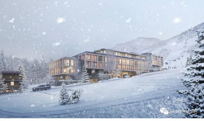 如何用PS制作雪景效果圖