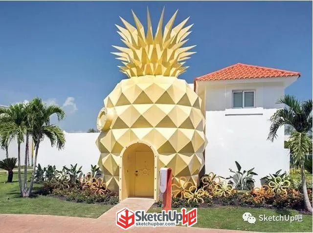 【靈感渲染】海綿寶寶之家在現(xiàn)實(shí)建成