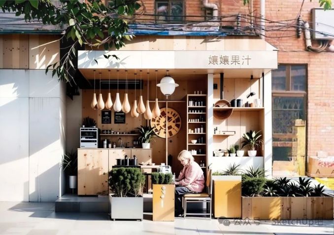【靈感渲染】舊門店改造—我把舊門店變打卡圣地了！