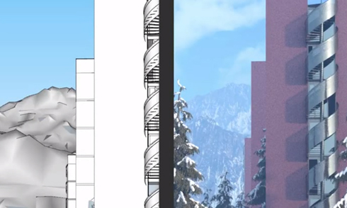Vray for SketchUp渲染空中視角的環(huán)境照明圖