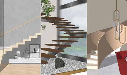 SketchUp插件樓梯建模大全