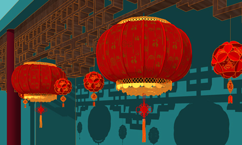 SketchUp年味裝飾建模思路