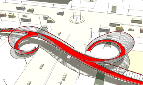 SketchUp成都如意橋建模