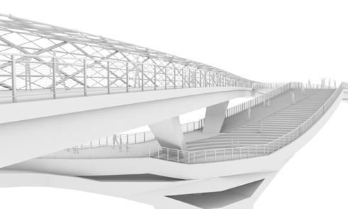 SketchUp打卡五岔子大橋