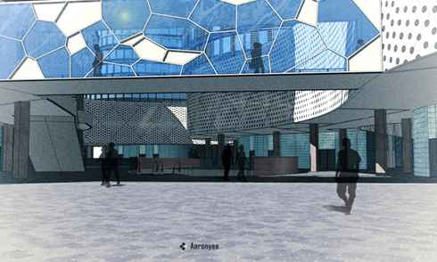 泰森多邊形表皮及鏤空表皮建模思路
