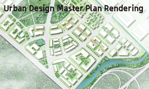 PS完成小清新城市總平面圖制作