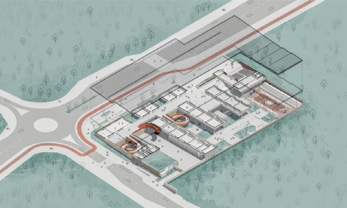 學(xué)院派小清新風(fēng)格建筑軸測(cè)分析圖制作教程