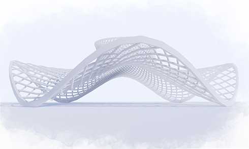 SketchUp曲面異形亭建模案例