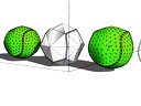 SketchUp制作網(wǎng)球教程