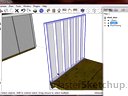 SketchUp木屋建模范例教學（2）-墻體框架