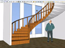 螺旋樓梯建模Spiral Stair in Skecthup
