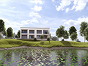 SketchUp+Thea Render圖書館室外渲染過程 (Speed 8x)