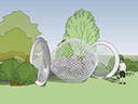 SketchUp網(wǎng)格景觀小品建模思路